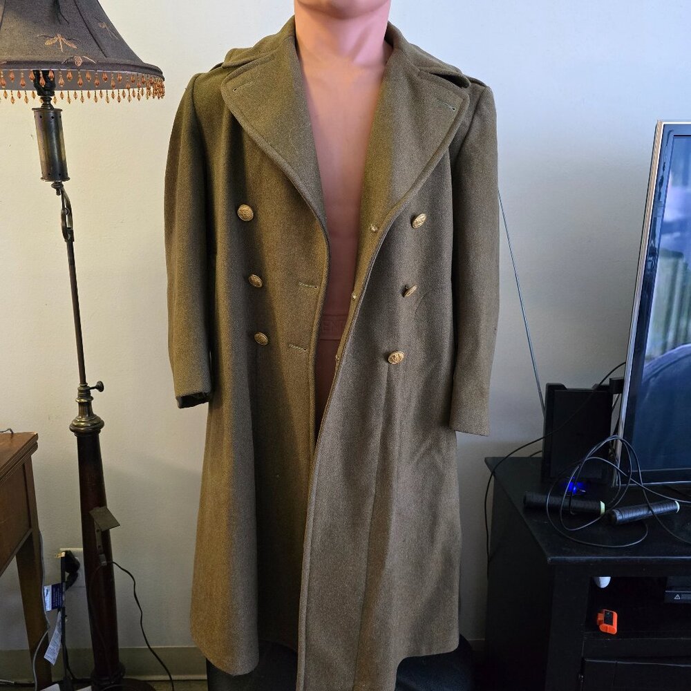 Pure wool vintage coat